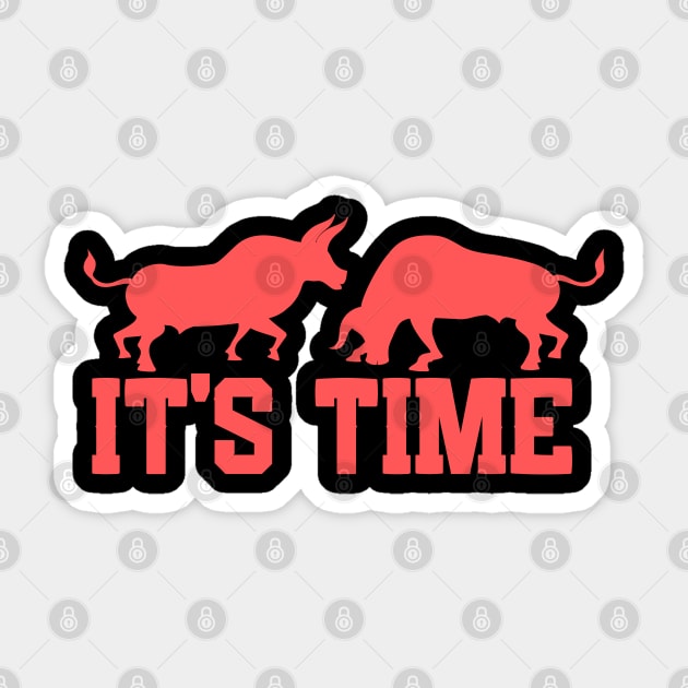 Bull Fight Challenge Art Sticker by Abeer Ahmad